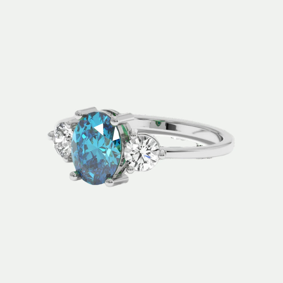 Classic Diamond 3 Stone Ring