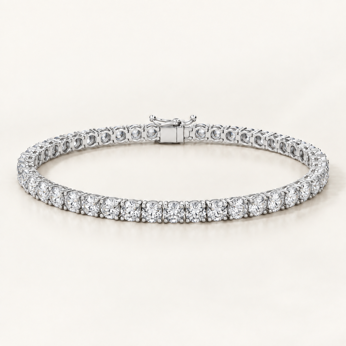 Remuse signature — White, Sterling Silver. AI design visualization; final specifications pending sample approval.