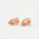 Круглі сережки-гвоздики