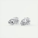 Круглі сережки-гвоздики