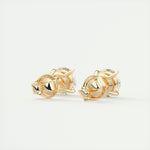 Круглі сережки-гвоздики